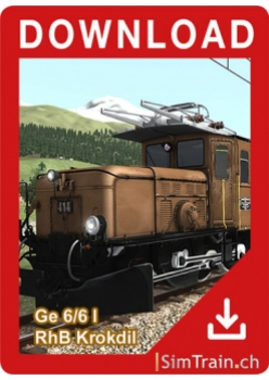 RhB Crocodil Train Ge 6/6 I
