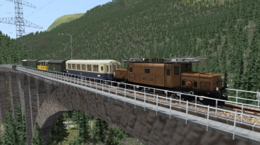 RhB Crocodil Train Ge 6/6 I