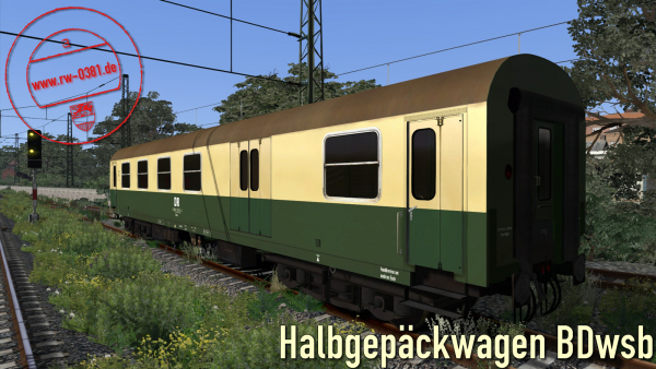 Halbgepäckwagen Bdwsb