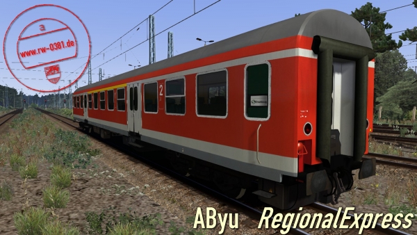 Mitteleinstiegswagen ABy, Byu, Bybdzf (verkehrsrot)