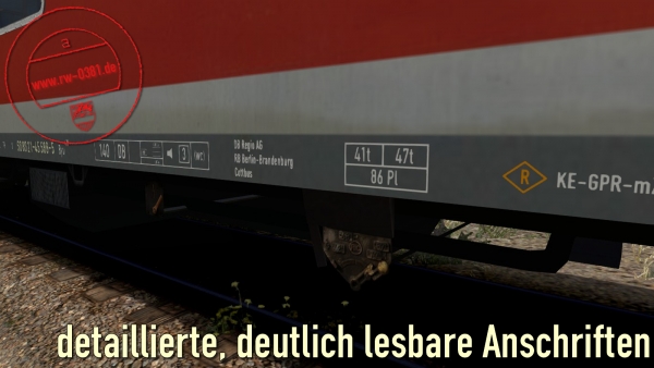 Mitteleinstiegswagen ABy, Byu, Bybdzf (verkehrsrot)