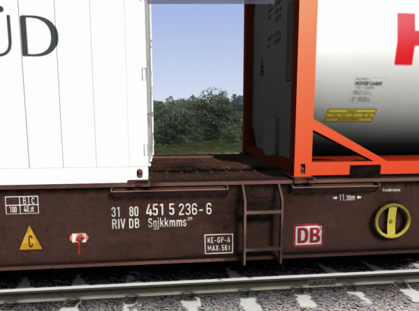 Sgjkkmms CE-Containerwagen