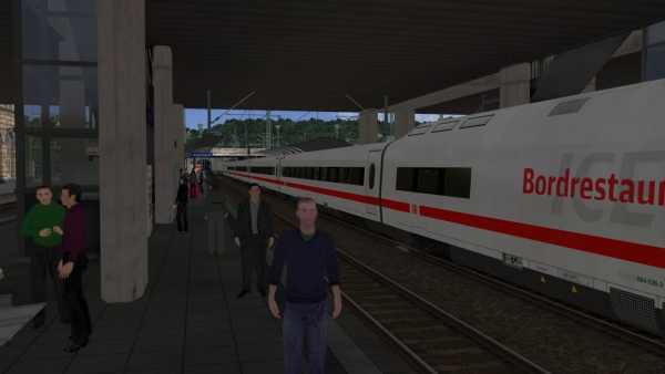 Reisezeit ICE 1 Rheintal
