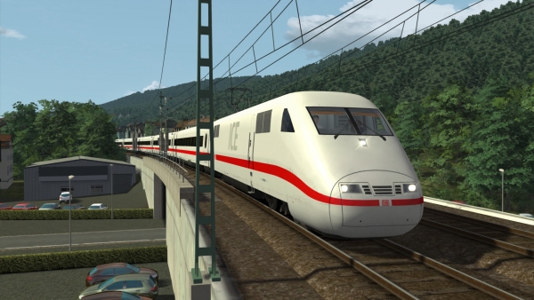 Reisezeit ICE 1 Rheintal