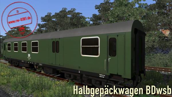 Half baggage wagon Bdwsb