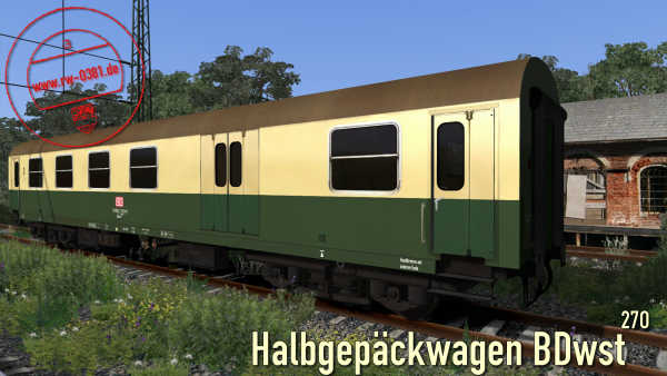 Halbgepäckwagen Bdwsb