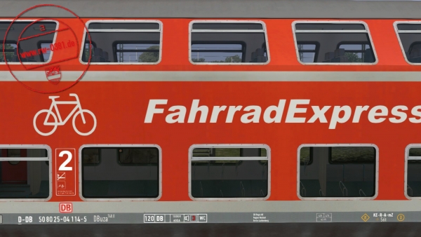 Doppelstockwagen DBuz 748 "FahrradExpress"