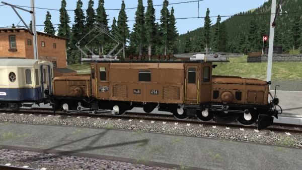RhB Crocodil Train Ge 6/6 I