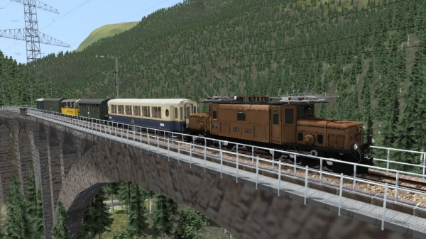 RhB Crocodil Train Ge 6/6 I