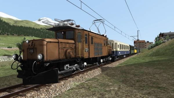 RhB Crocodil Train Ge 6/6 I