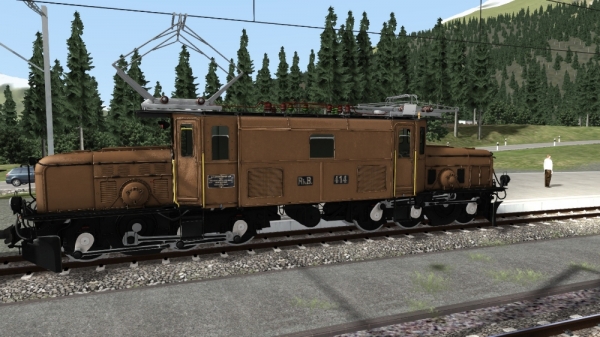 RhB Crocodil Train Ge 6/6 I