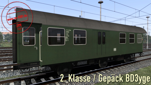 Bundesbahn Coaches (Umbau) AB3yg, B3yg & BD3yg