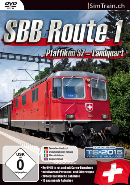 SBB Route 1 "Pfäffikon SZ - Landquart"